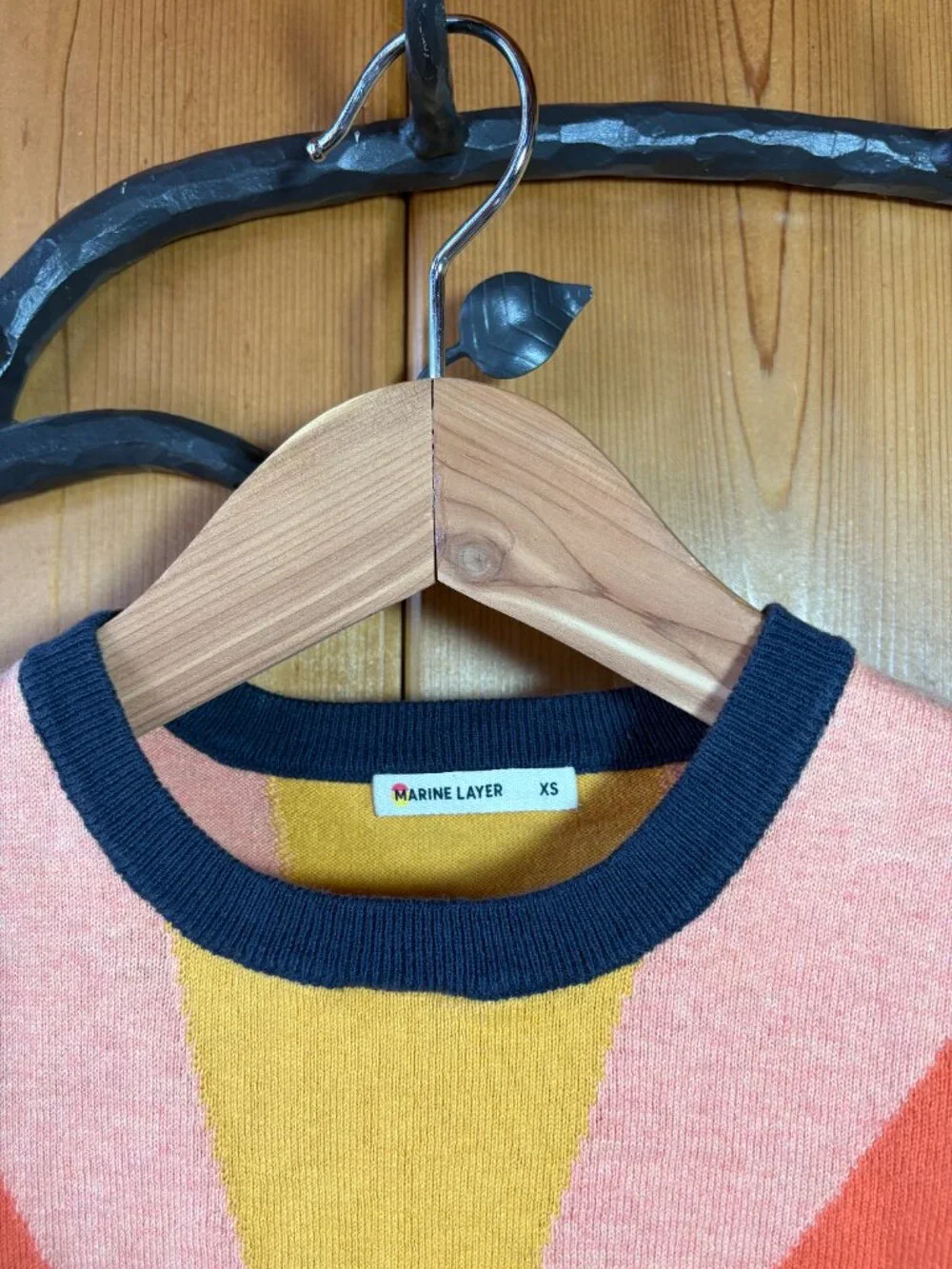 Marine Layer Sunset Icon Sweater - XS - Multi color navy blue - Picture 4 of 4